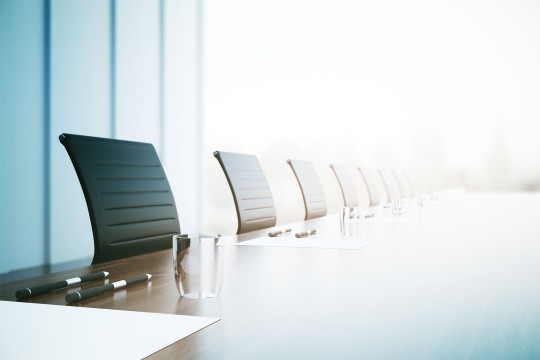 Empty conference room