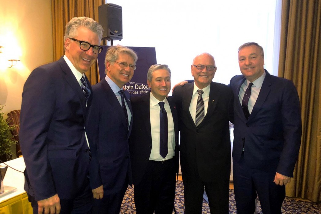 François-Philippe Champagne au Forum Ghislain Dufour du monde des affaires